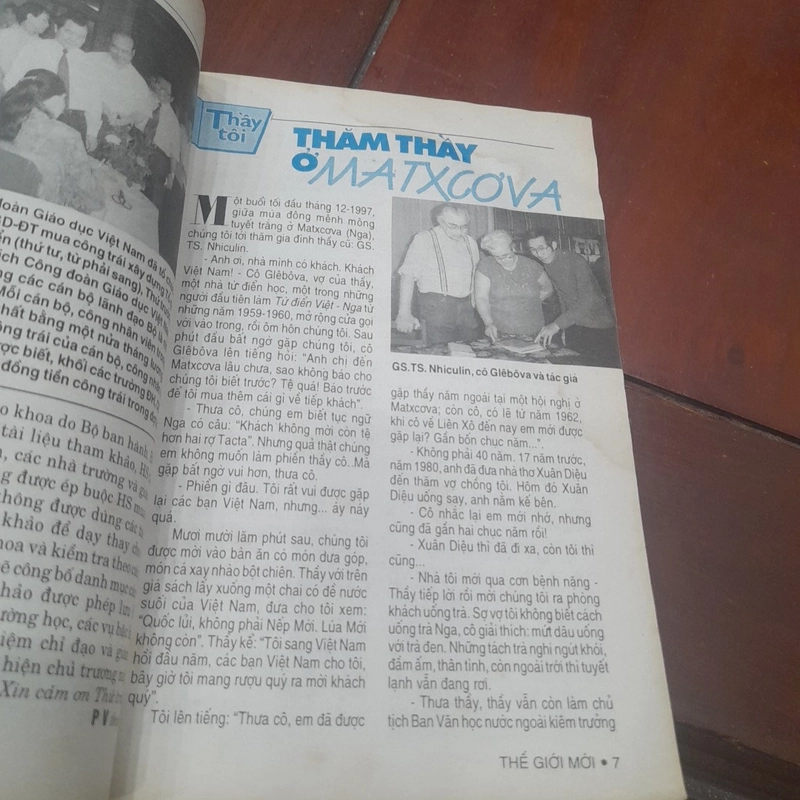 THẾ GIỚI MỚI số 340 ngày 14.6.1999 444771