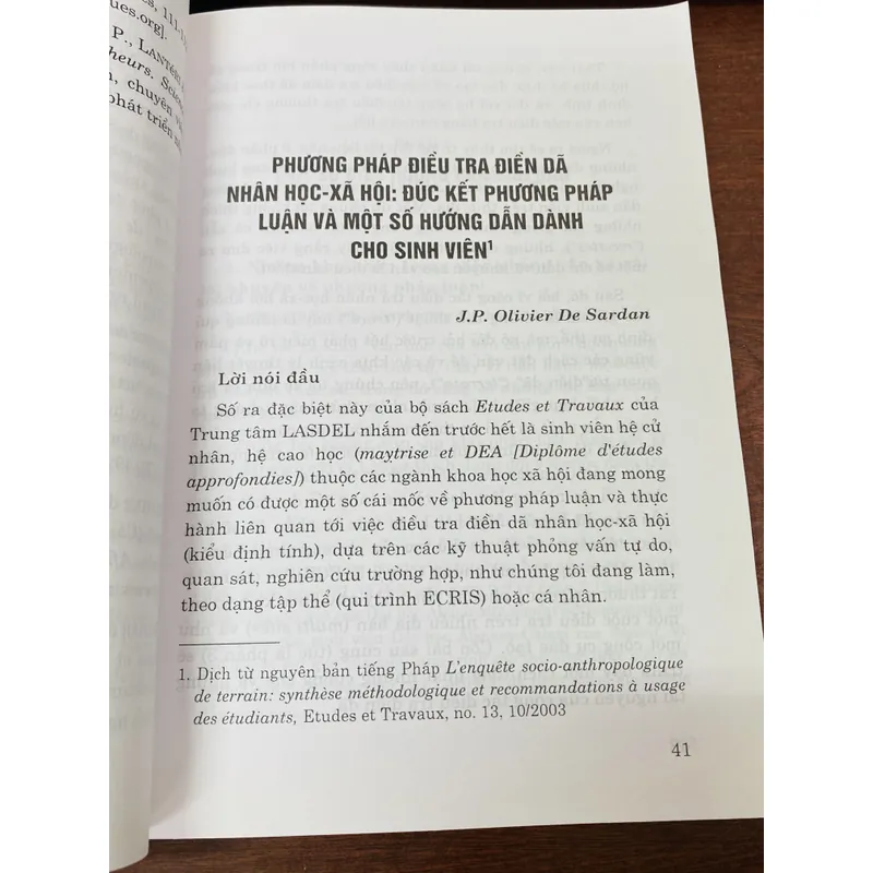 NHÂN HỌC PHÁT TRIỂN - LÝ THUYẾT, PHƯƠNG PHÁP VÀ KỸ THUẬT NGHIÊN CỨU ĐIỀN DÃ 602979