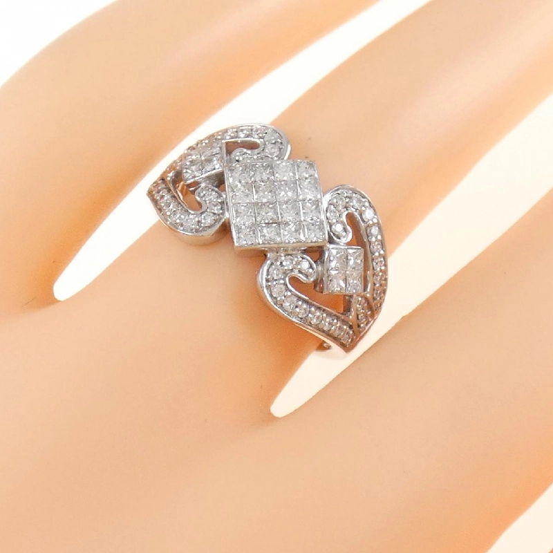 Nhẫn kim cương K18WG 0.74CT - Hàng hiệu Authentic 857069