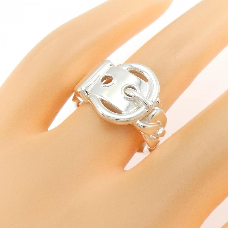 Nhẫn Hàng hiệu Authentic Hermès Buckle Série 834686