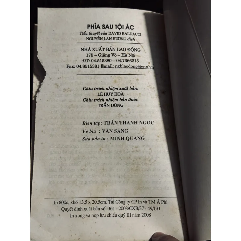 Sách David Baldacci 992169