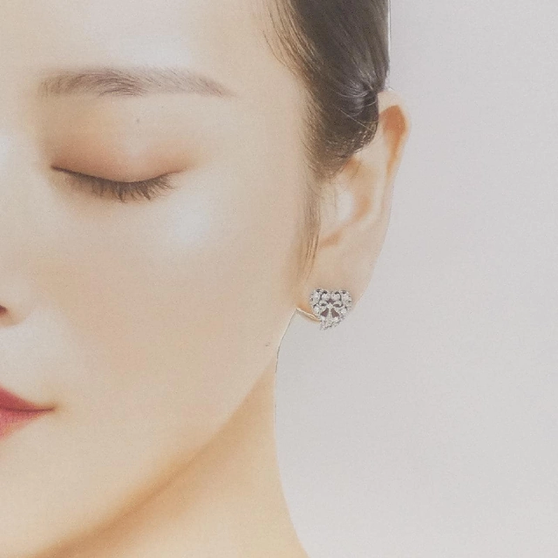 Bông tai kim cương hình trái tim PT950/PT900 0.18CT - Hàng hiệu Chính hãng 869434