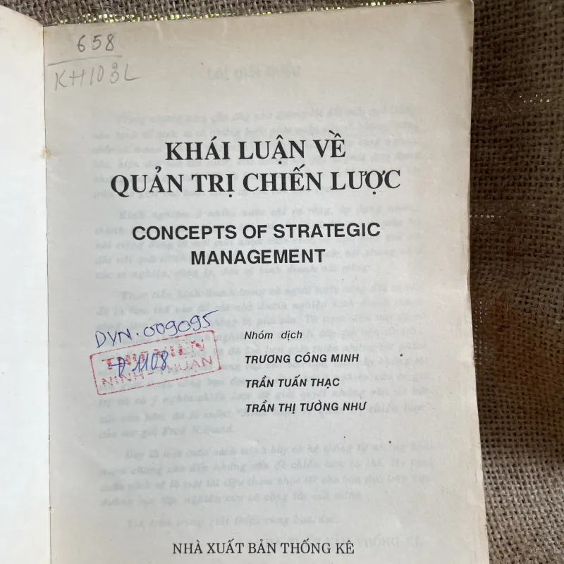 Cái luận về quản thị chiến lược - Fred Dien - sách kinh tế  933658