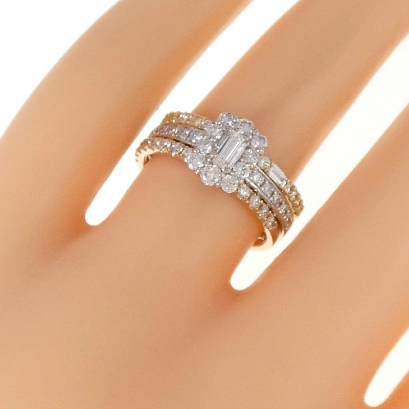 【Sản phẩm mới】Nhẫn kim cương PT900/K18YG/K18PG 0.50CT 671717