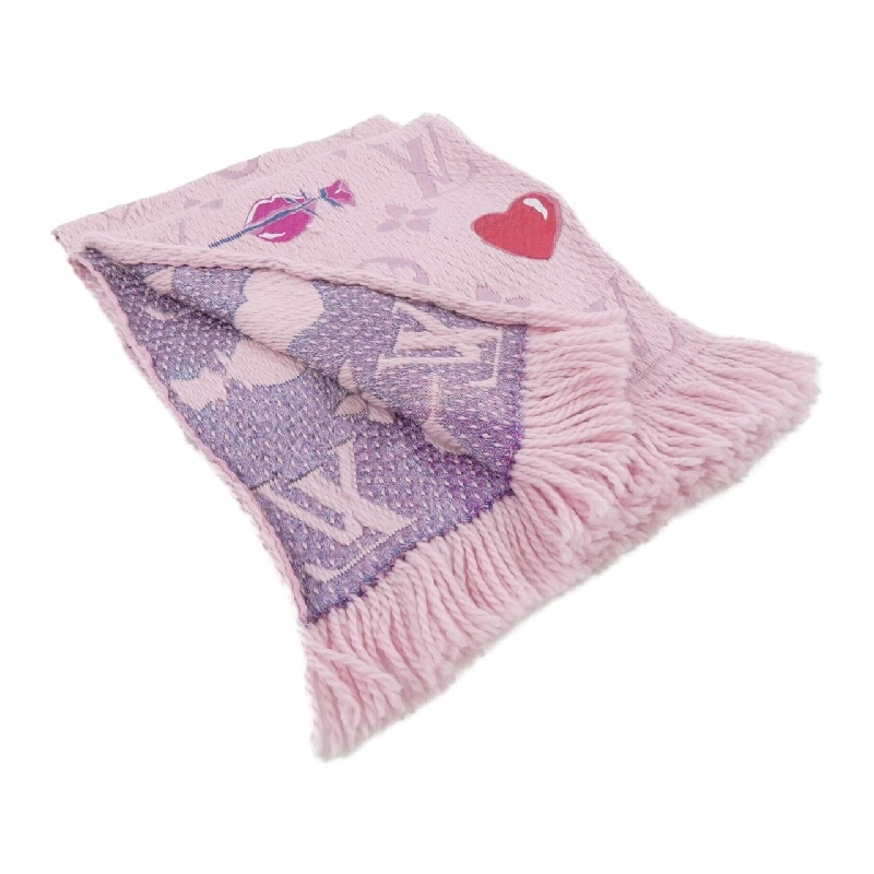 Louis Vuitton LOUIS VUITTON Écharpe Logo Mania À La Folie M71587 Khăn quàng - Hàng hiệu Chính hãng 834636