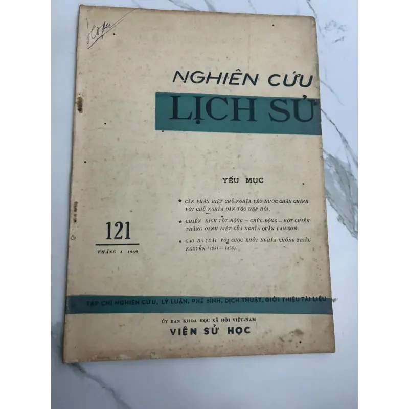 Nghiên cứu Lịch sử - Viện Sử học - Tạp chí Khoa học 705798