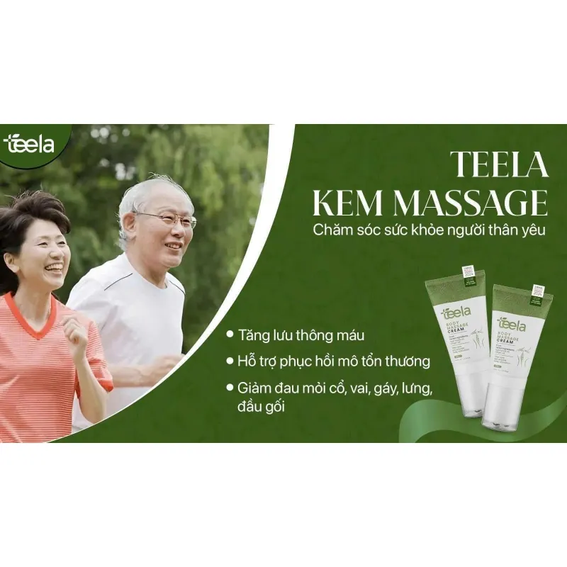 Kem massage Teela cải thiện đau nhức xương khớp  1027617