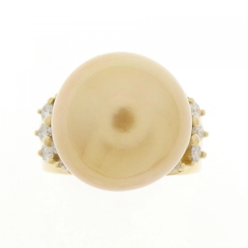 Nhẫn ngọc trai trắng K18YG 671079