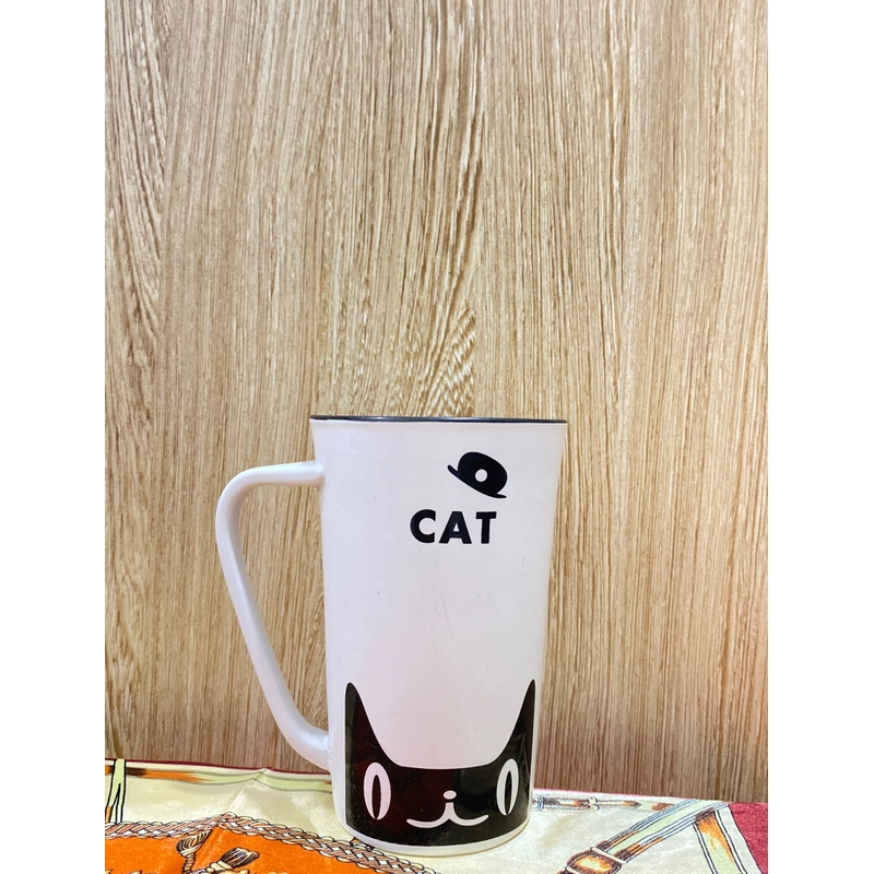 Cốc Sứ Mèo “CAT” Hình Mèo Đen 323089