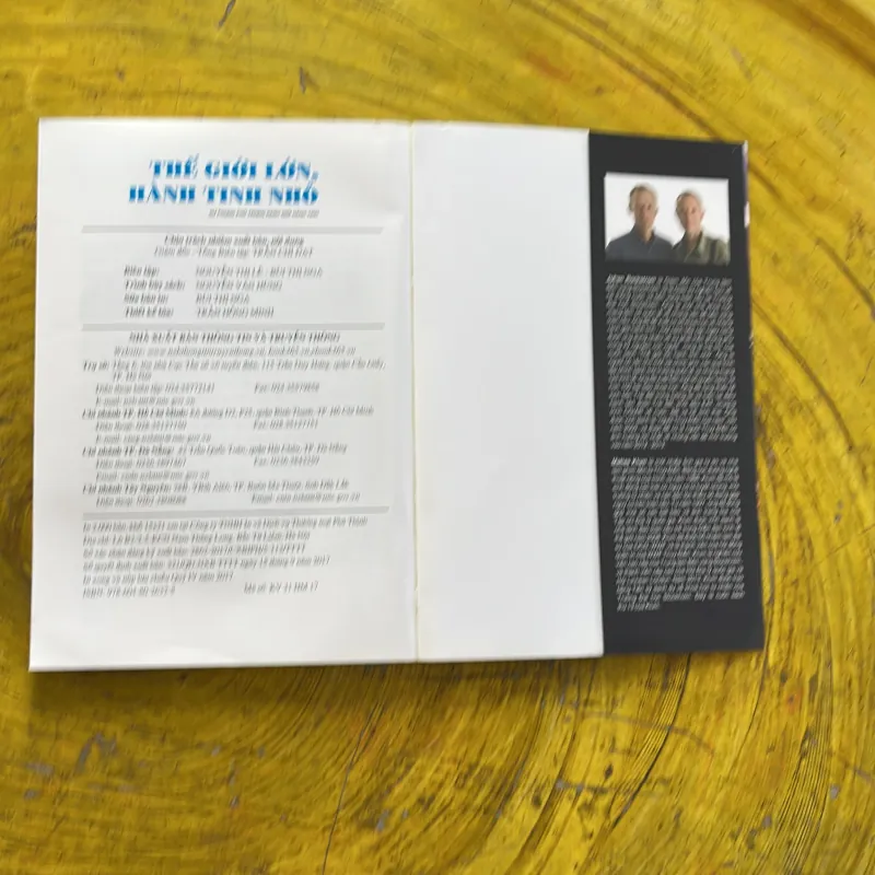 THẾ GIỚI LỚN, HÀNH TINH NHỎ - JOHAN ROCKSTROM & MATTIAS KLUM 962760