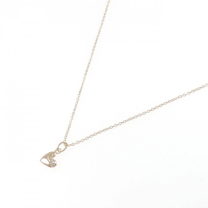 K10PG Dây chuyền kim cương hình trái tim - Hàng hiệu Authentic 857473