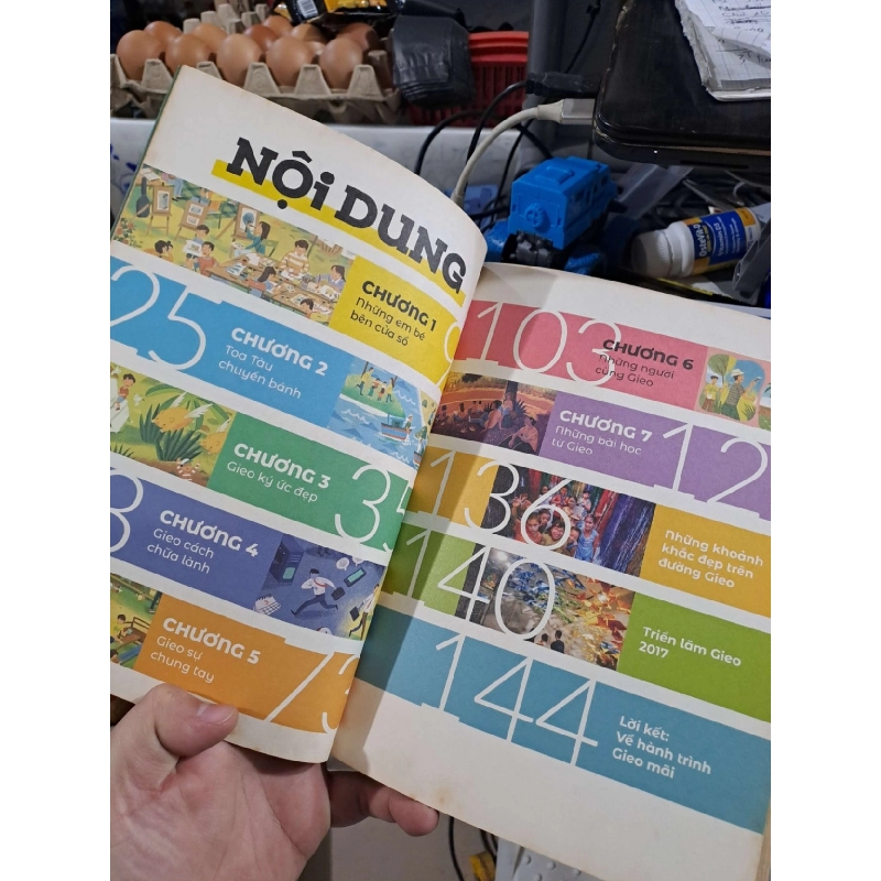 Sách Gieo - Chuyện Một Hành Trình Gieo Niềm Vui Và Cái Đẹp - Nhóm Tác Giả Toa Tàu - 2018 mới 80% ố - VĂN HỌC - HMT3012 921576