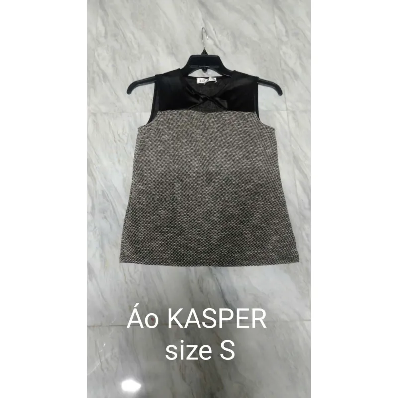 Áo vải bố phối hợp với vải da 728515