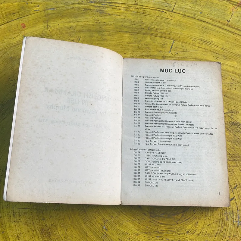 ENGLISH GRAMMAR IN USE 130 BÀI NGỮ PHÁP TIẾNG ANH- RAYMOND MURPHY 736716