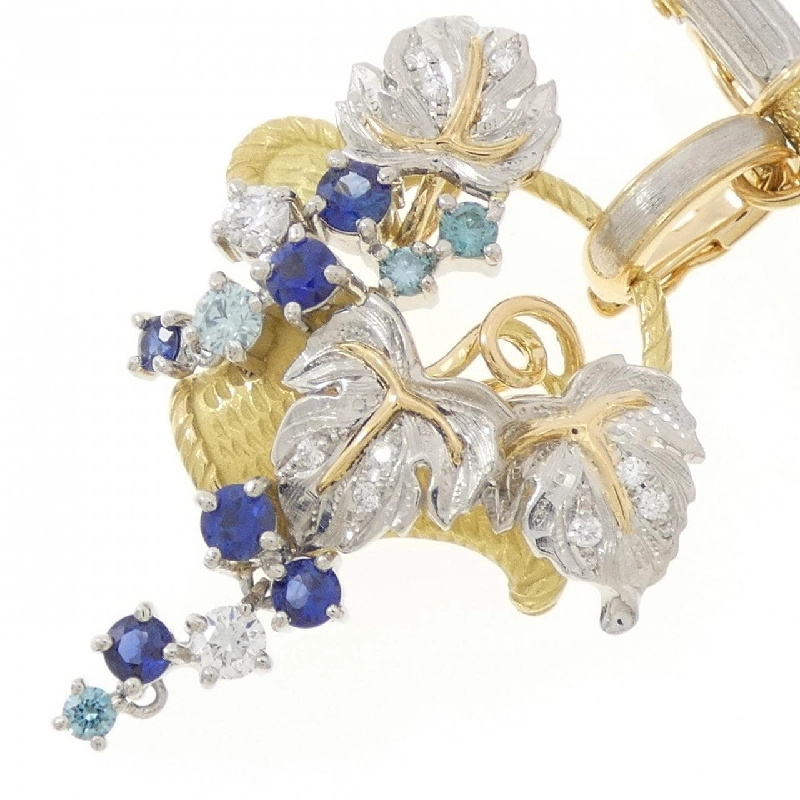 Brooch Sapphire 0.77CT Ishikawa Nobuko 666631