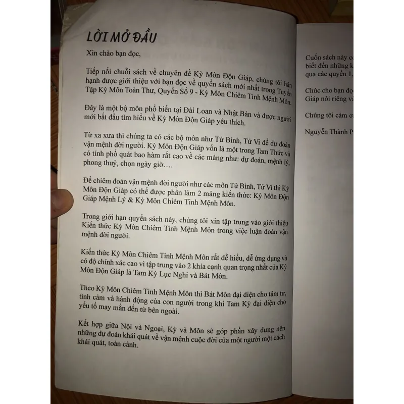 Kỳ môn độn giáp Toàn Thư - Quyển 9: Chiêm tinh Mênh Môn  701530