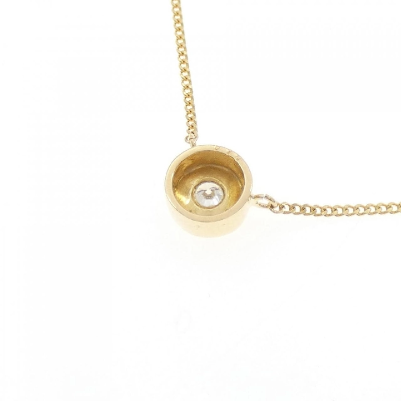 K18YG Dây chuyền kim cương 0.10CT - Hàng hiệu Authentic 856459