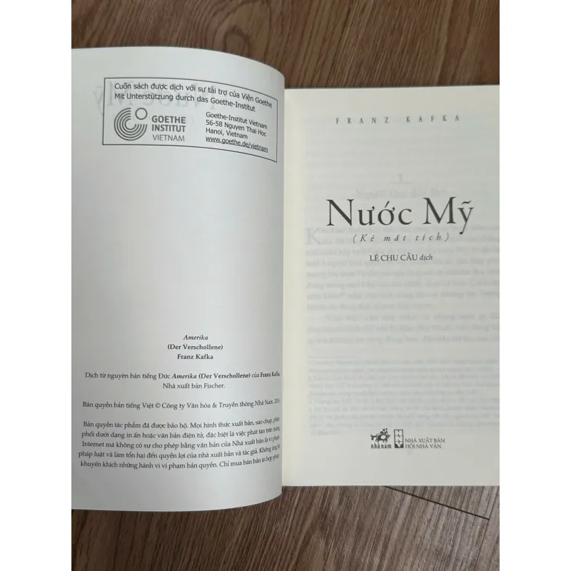 Nước Mỹ (Kẻ Mất Tích) - Franz Kafka 788607