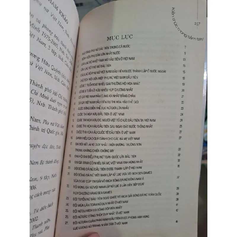 Phụ nữ Việt Nam - Những sự kiện Đầu tiên và Nhất - Trần Nam Tiến LỊCH SỬ - CHÍNH TRỊ - TRIẾT HỌC HCM0910 588416