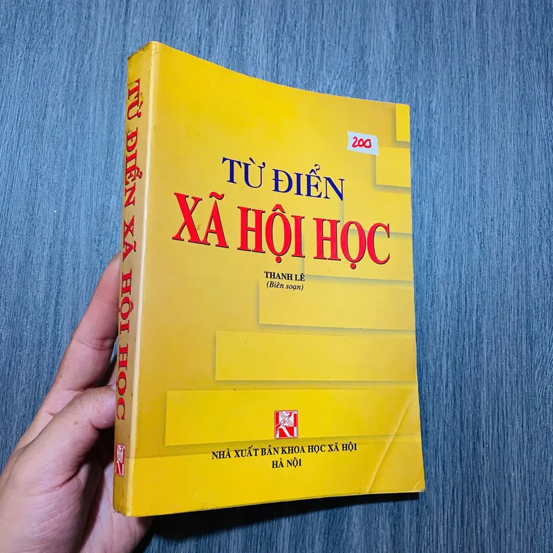 Từ điển -  Xã hội học -  Thanh Lê (biên soạn)#HATRA 574831