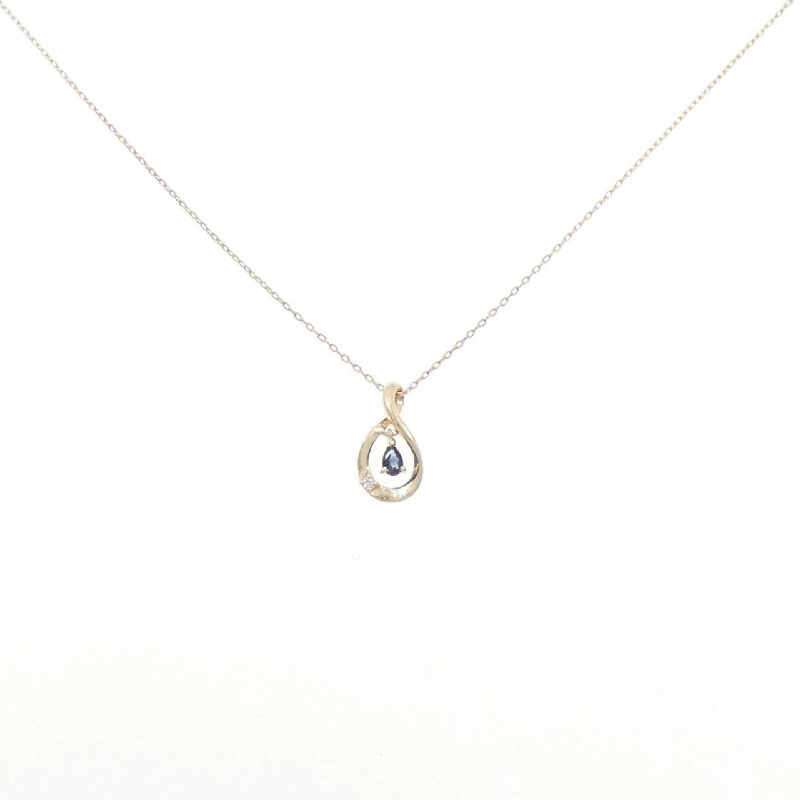 K10YG Sapphire Necklace - Hàng hiệu Authentic 859021