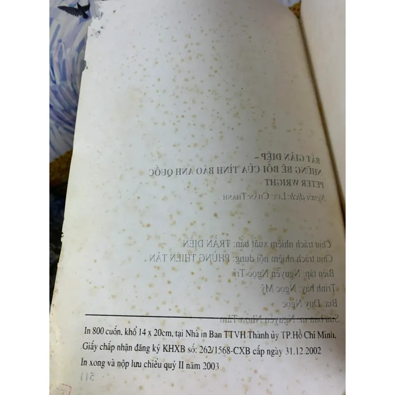 Bắt Gián Điệp - Những Bê Bối Của Tình Báo Anh Quốc - P.Wright 927498