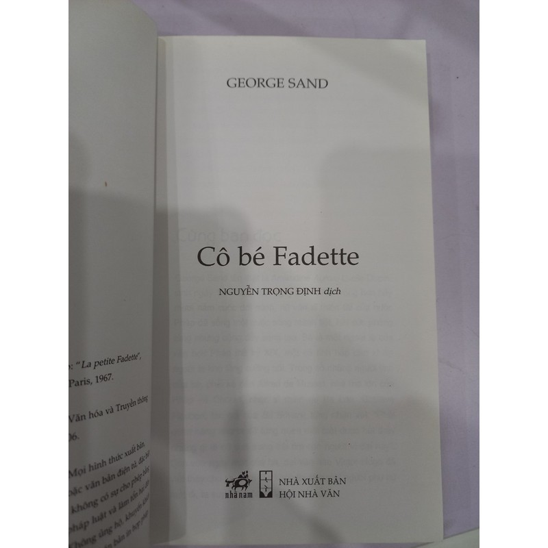 Cô Bé Fadette - George Sand (bản in năm 2009) 146949