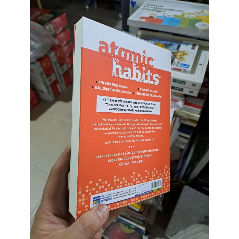 Atomic Habits - Thay Đổi Tí Hon Hiệu Quả Bất Ngờ (Tạo Thói Quen Tốt, Bỏ Thói Quen Xấu) - James Clear - 2024 mới 90% - KỸ NĂNG - HMT3012 749951