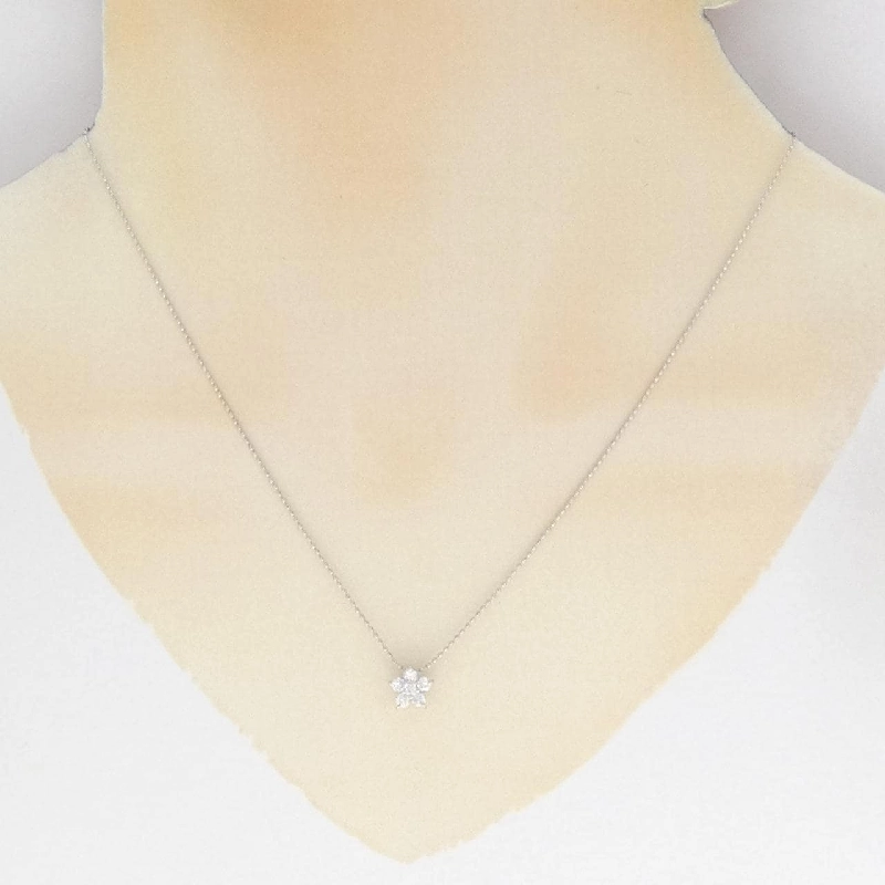 Dây chuyền kim cương hoa PT900/PT850 0.30CT - Hàng hiệu Chính hãng 861910