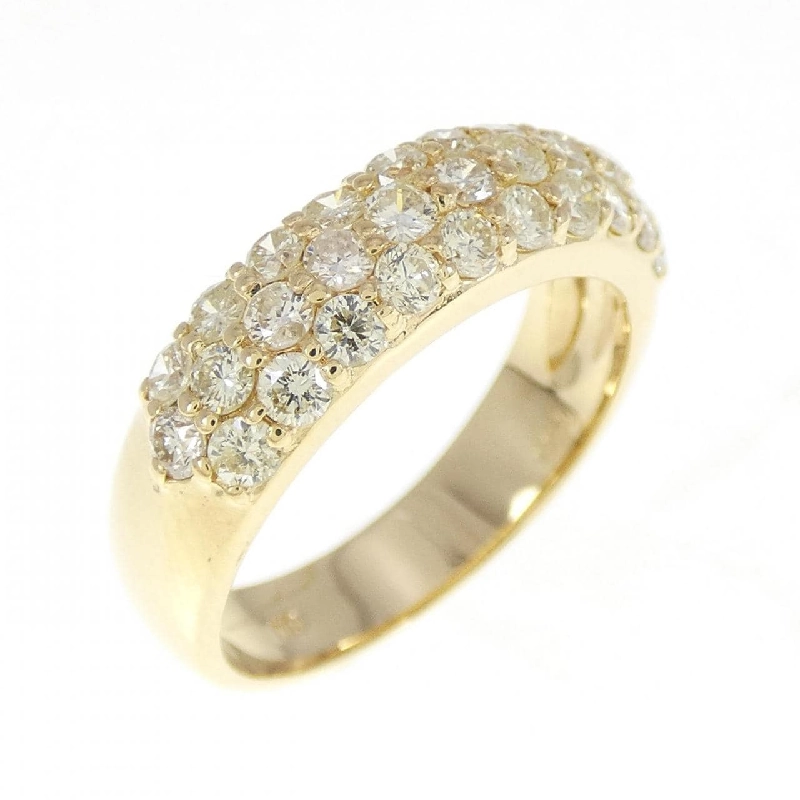 Nhẫn kim cương Pavé K18YG 1.00CT 673316