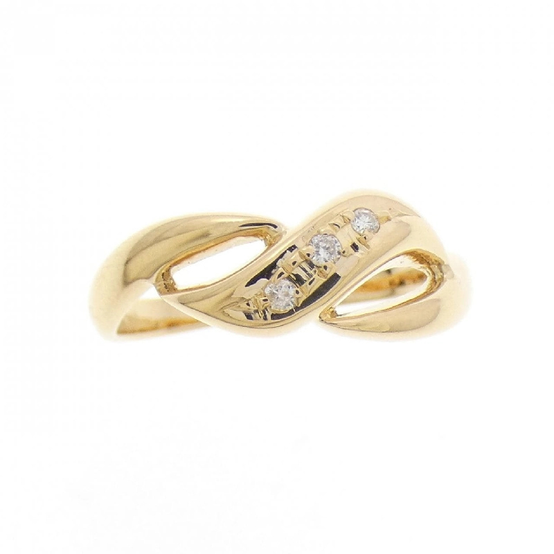 Nhẫn kim cương K18YG - Hàng hiệu Authentic 849006