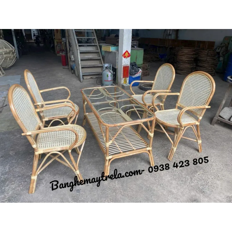 Ghế mây mắt cáo giá rẻ 627598