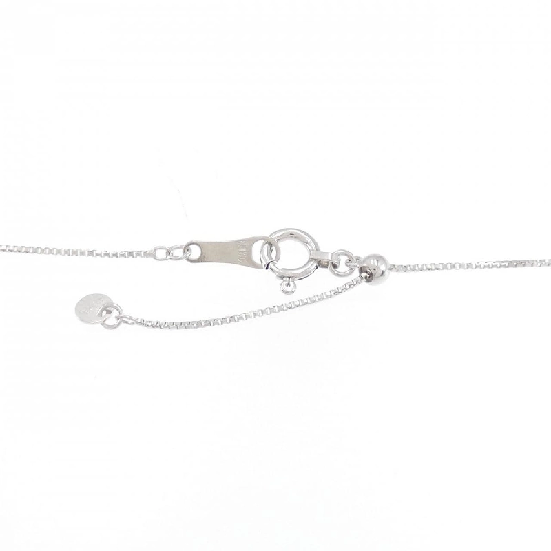 K18WG Dây chuyền kim cương chéo 0.10CT - Hàng hiệu Chính hãng 863092