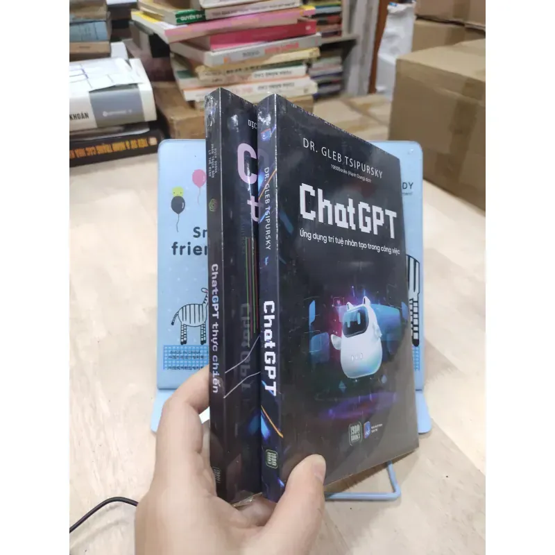 Sách: Combo 2 cuốn Chat GPT - Sách mới nguyên seal 928643