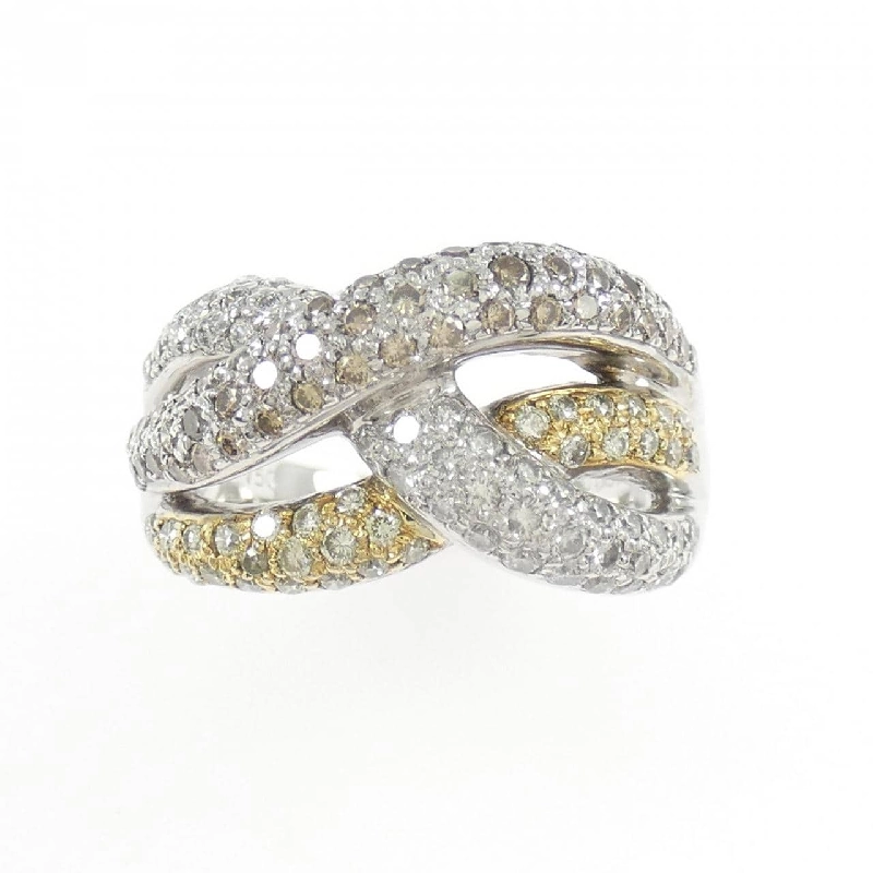 Nhẫn kim cương 750WG/750YG 0.47CT - Hàng hiệu Authentic 854499