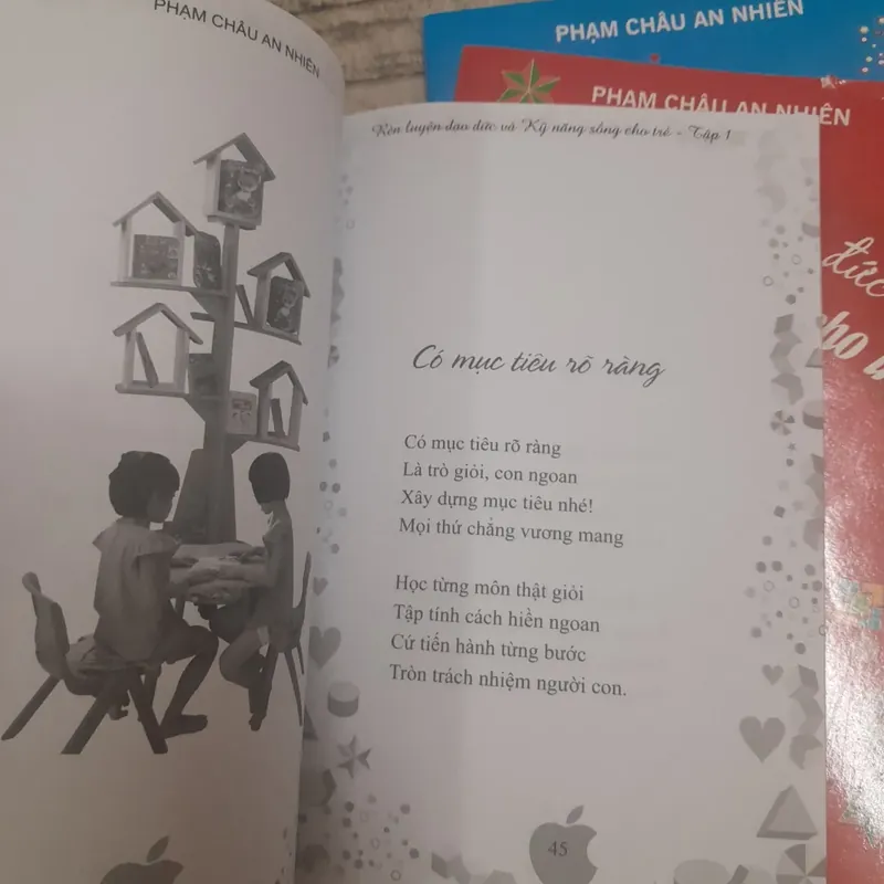 Tập Thơ cho bé. Rèn luyện đạo đức và Kỹ năng sống. 4 tập 1,2,3 và 4. Tác giả An Nhiên 689402