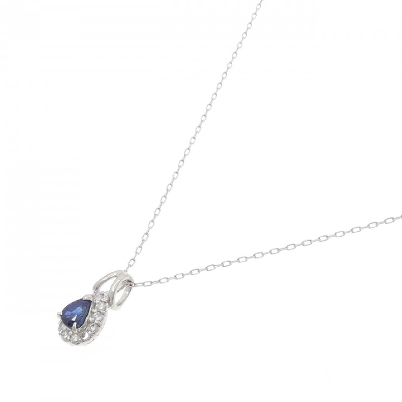 Dây chuyền Sapphire PT900/PT850 0.73CT - Hàng hiệu Chính hãng 858144