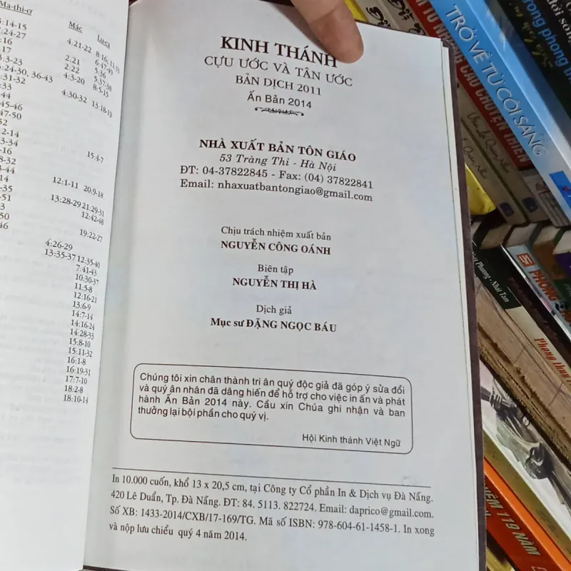 Kinh Thánh Tân Uớc Và Cựu Uớc 795876