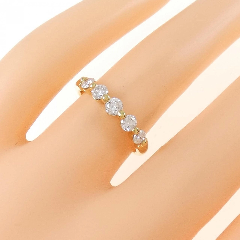 Nhẫn kim cương K18YG 0.54CT 673680