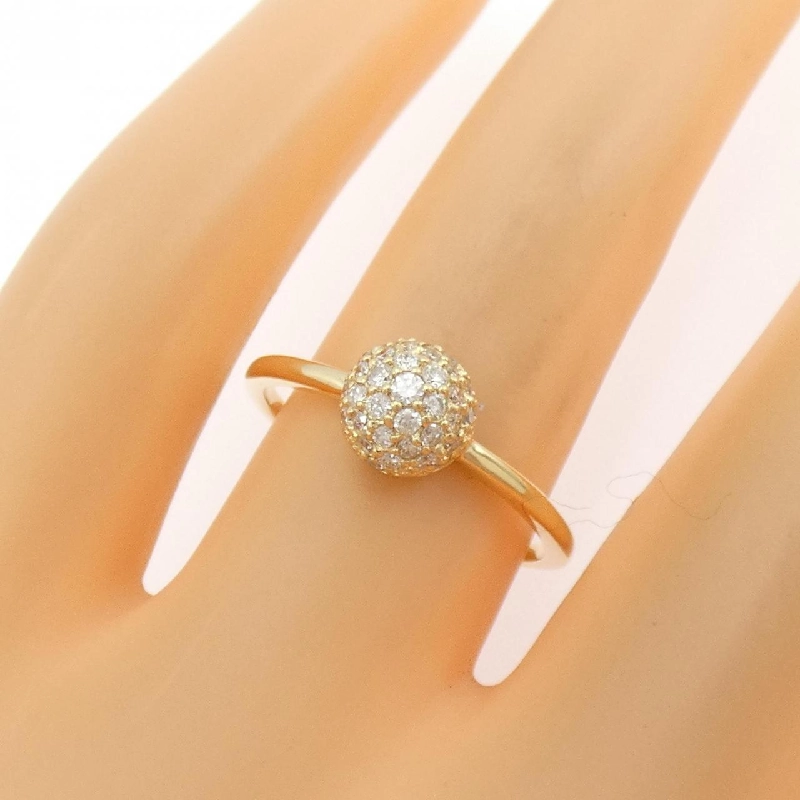 Nhẫn kim cương Pavé K18YG 0.30CT - Hàng hiệu Chính hãng 851744