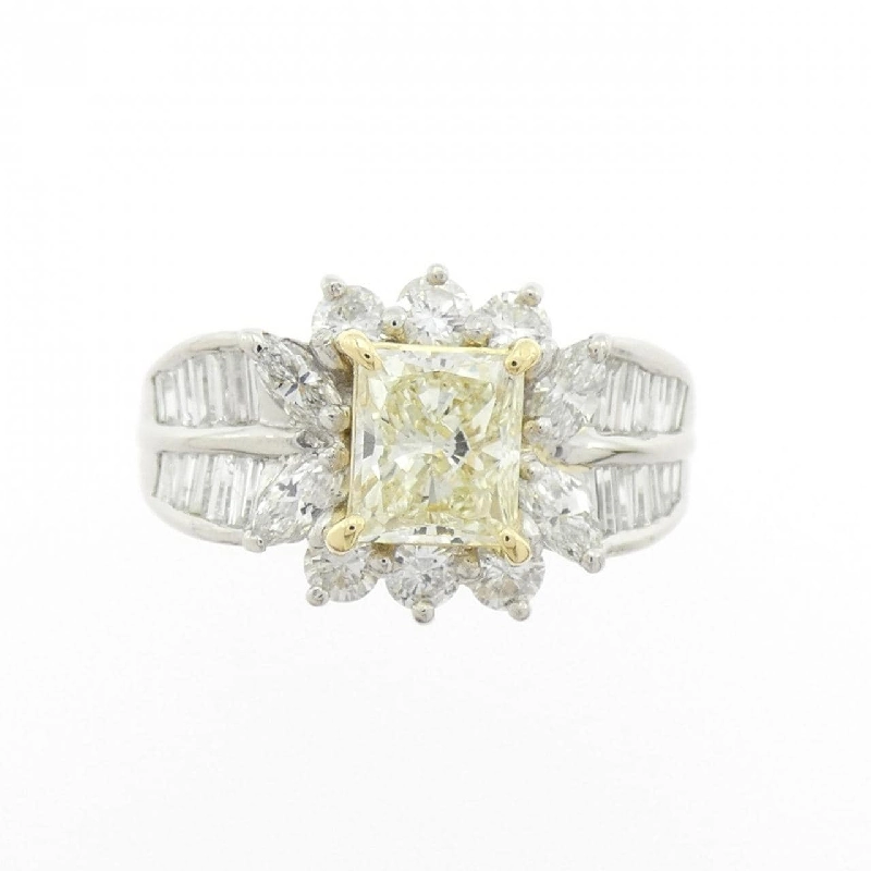 Nhẫn kim cương PT900/K18YG 1.300CT 667153