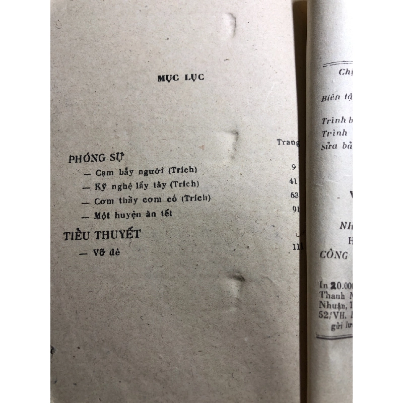 Tuyển tập Vũ Trọng Phụng tập 2 1987 mới 60% ố vàng HPB0906 SÁCH VĂN HỌC 915010