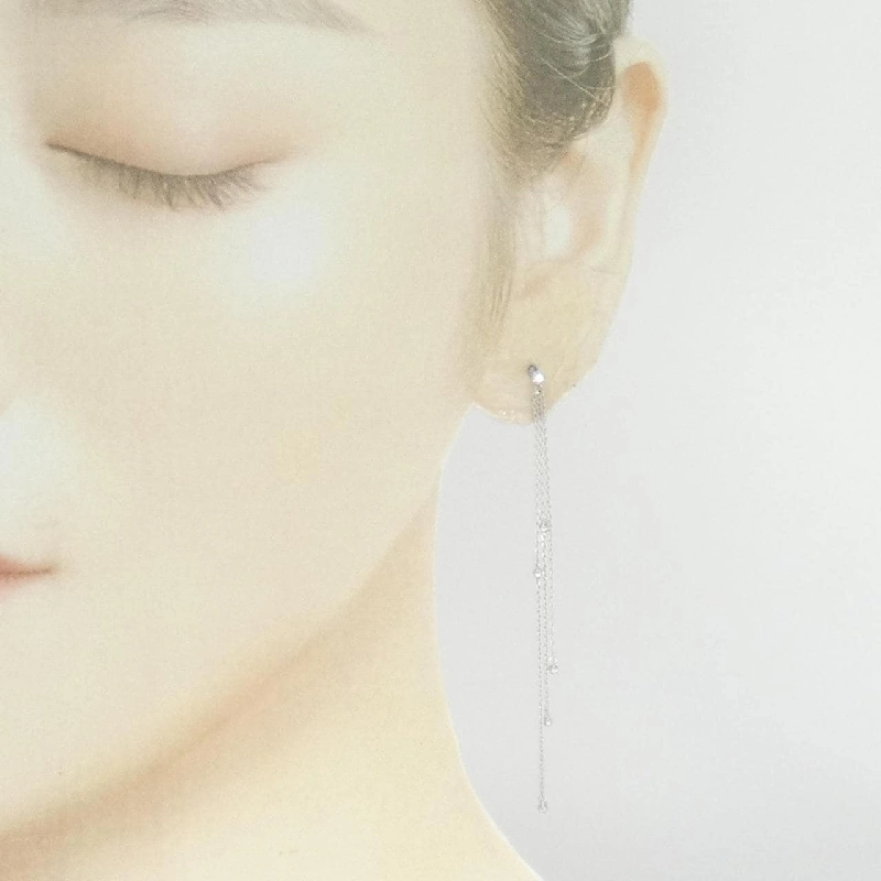 K18WG Bông tai kim cương 0.14CT - Hàng hiệu Chính hãng 869260