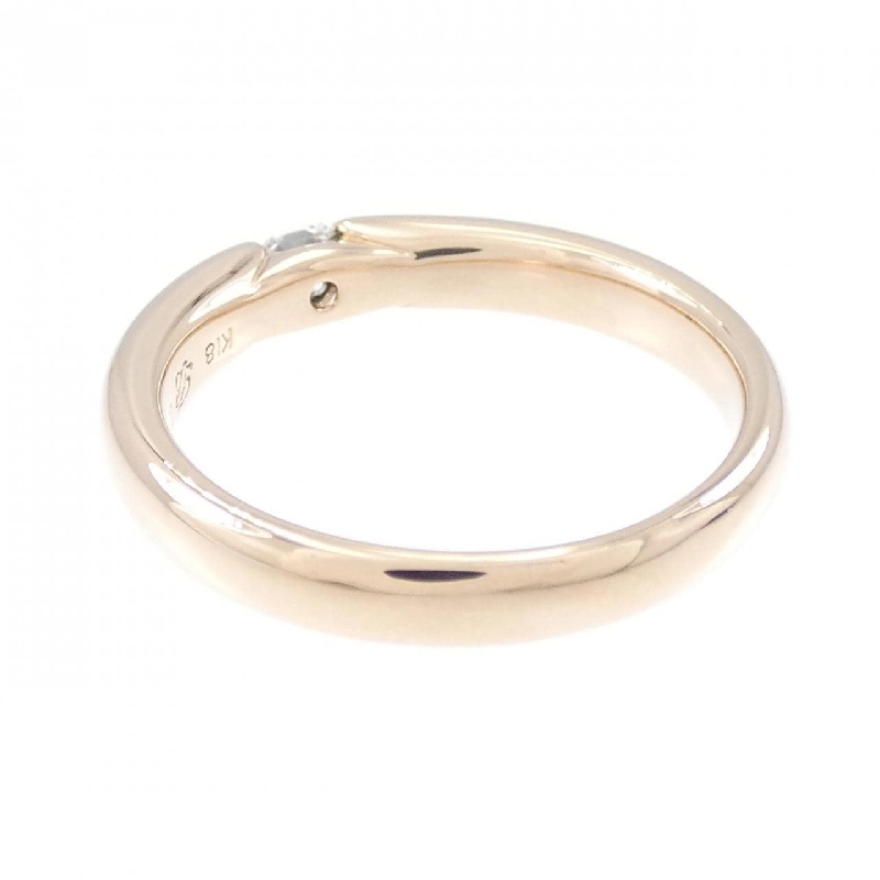 Nhẫn kim cương K18PG Solitaire 0.14CT 671586