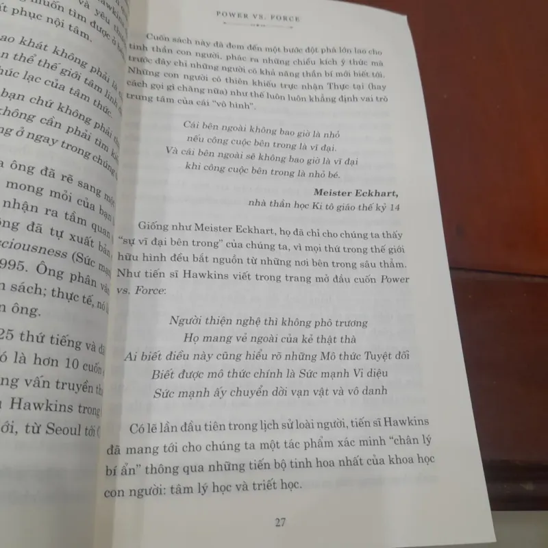 David R. Hawkings - POWER vs FORCE, trường năng lượng quyết định tinh thần, sức khỏe 785302