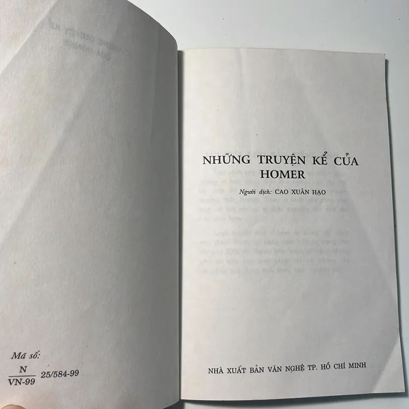 Những câu chuyện của Homer - Cao Xuân Hạo dịch 599402