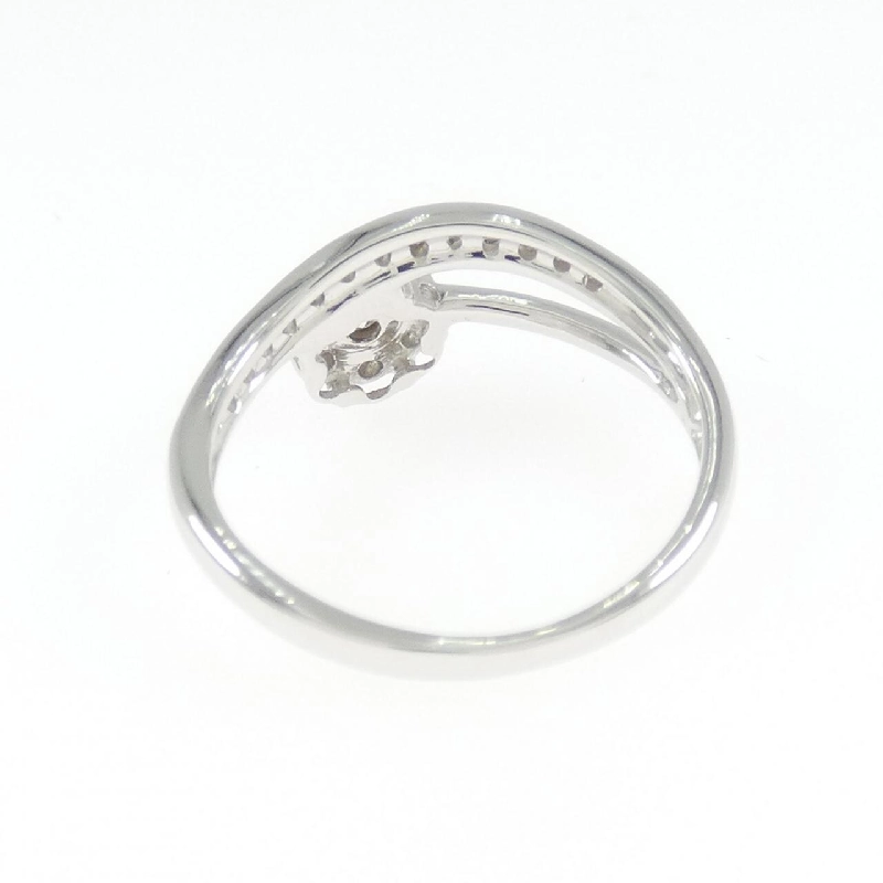 Nhẫn kim cương hoa K18WG 0.30CT - Hàng hiệu Authentic 854071