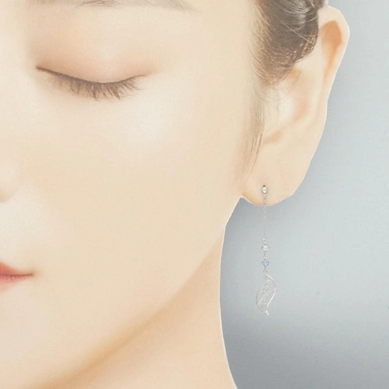 K14WG Bông tai Topaz Trắng - Hàng hiệu Chính hãng 869665