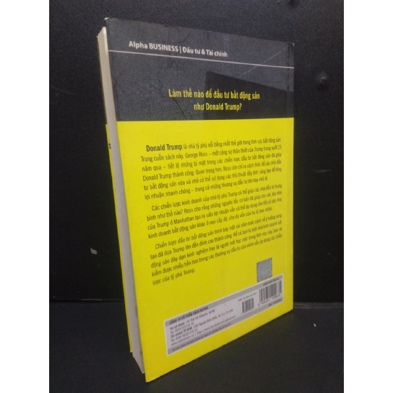 Donald Trump - Chiến lược đầu tư bất động sản mới 90% bẩn 2019 HCM2105 George H. Ross SÁCH KỸ NĂNG 914338