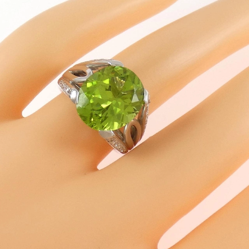 Nhẫn Peridot PT900 6.54CT - Hàng hiệu Chính hãng 855800